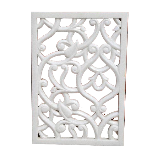 White Marble Jali By M S Luxury Marble Art Artical From Nagaur