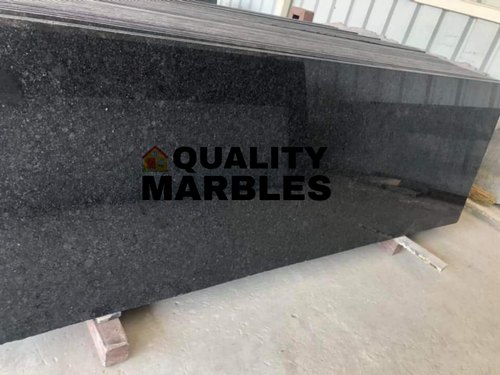 Polished Rajasthan Black Granite Slab Size Standard At Rs 65