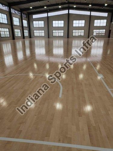 Basketball Court Wooden Flooring INDIANA SPORTS INFRA Jaipur Rajasthan