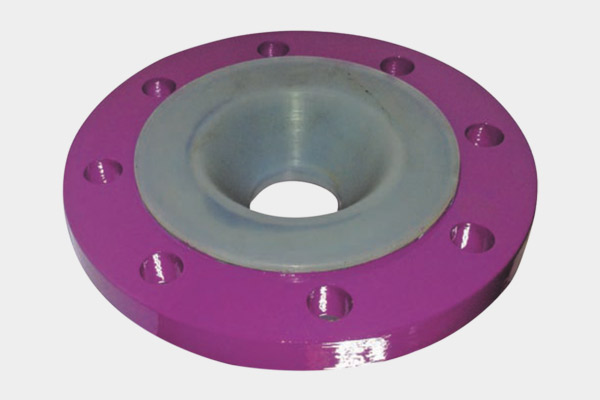 PTFE FEP PFA PVDF PP Lined Reducing Blind Flanges Certification ISI