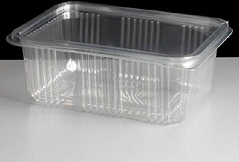 Sd Rectangular Plain Cc Pet Container Rectangle For Food Storage