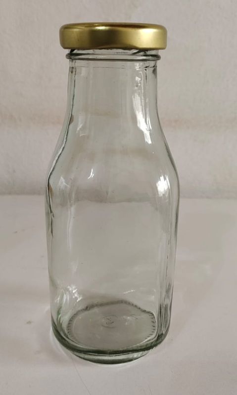 Glass Plain 300ml SQ Milk Bottle Feature Leak Proof Food Grade At