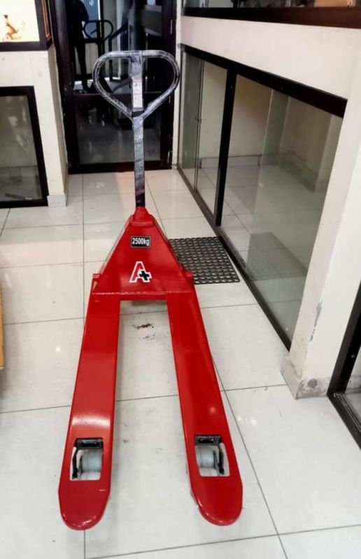 Red Manual Mild Steel Hand Pallet Truck At Best Price In Ludhiana Id