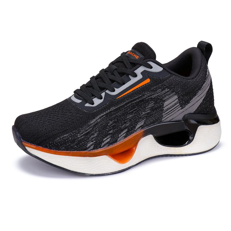 Black Bersache Icon9 9063 Mens Sports Shoes Sole Material Phylon