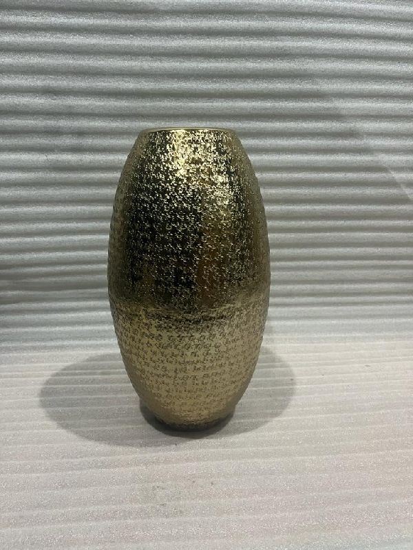 Aluminium Hammered Flower Vase Application Decoration I Z Impex