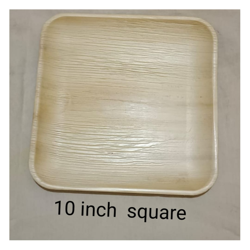 Inch Areca Leaf Square Plates For Serving Food Feature Eco