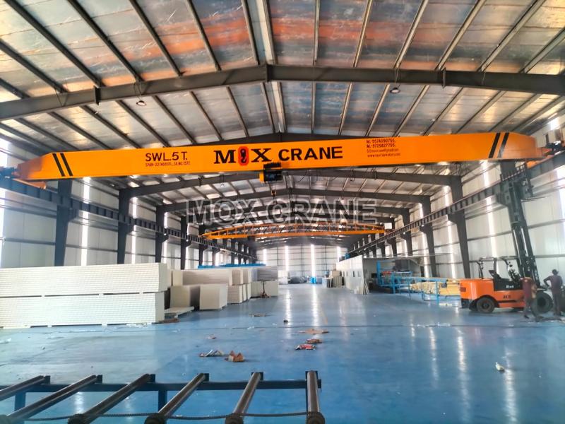 Semi Automatic Cast Iron Single Grinder Eot Crane For Construction