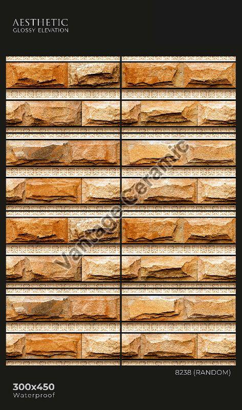 Elevation Series Glossy Waterproof Wall Tiles Size X Mm Shape