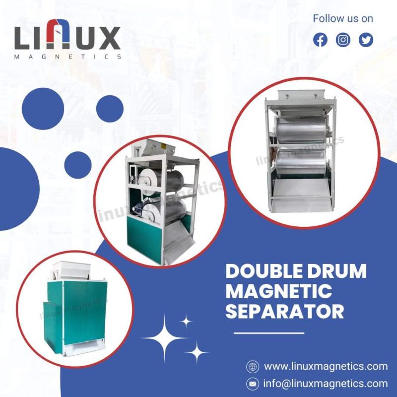 Linux Magnetics In Ahmedabad Manufacturer Of Double Drum Magnetic