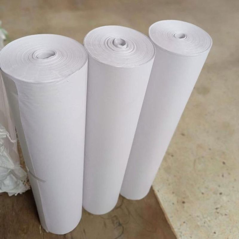 Plain White Dining Table Paper Roll Feature Premium Quality Eco