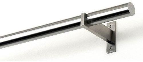 Silver Round Feet Stainless Steel Curtain Rod At Rs Kilogram