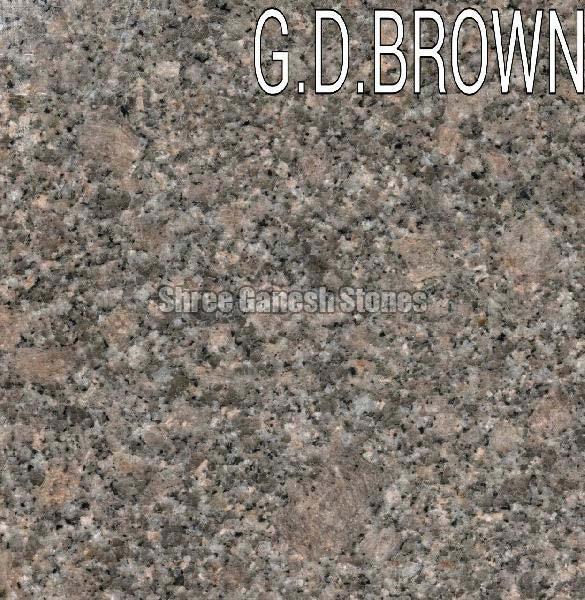 Bush Hammered Gd Brown Granite Slabs For Countertop Flooring