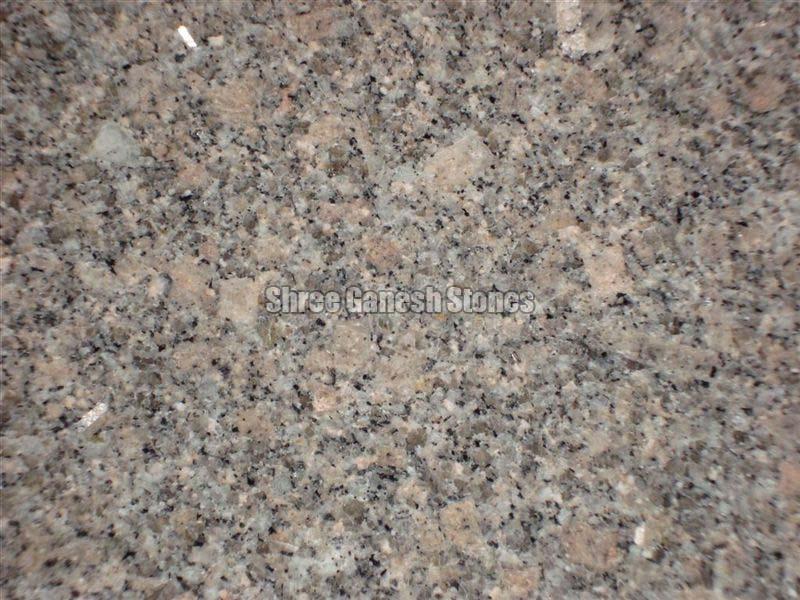 Bush Hammered Gd Brown Granite Slabs For Countertop Flooring