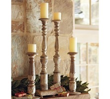 Wooden Pillar Holder