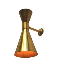 Modern Brass Wall Scone