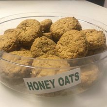 Crispy Honey Oats Biscuits, Shape : Circle