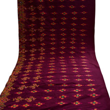 100% Cotton craft handmade decor fabric, Color : Maroon