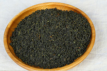 black whole leaf tea