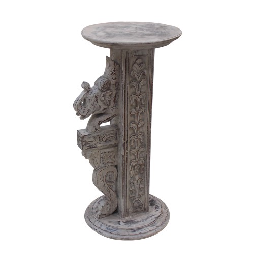 Wood  Carved Wooden Pillar