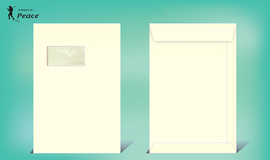 Half White Envelopes