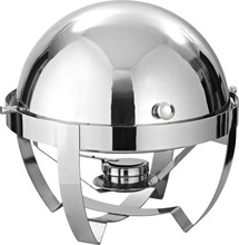 Stainless Steel Round Lift Top Chafing Dish