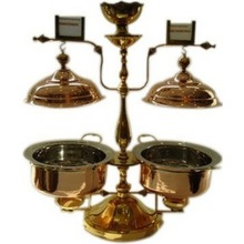 Metal Twin Copper Chafing Dish, Feature : Eco-Friendly