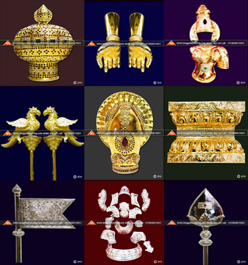 KAVACHAM KIREEDAM SWAMY JEWELLERY THIRUVACHI,ALANGARAM ITEMS