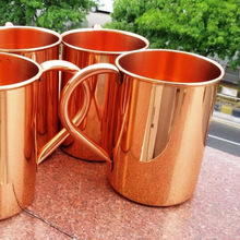 Straight Copper Barrel Moscow Mule Mug, Style : AMERICAN STYLE