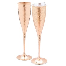 HANDGRIP Hammered Copper Martini Goblets Glasses, Feature : Eco-Friendly