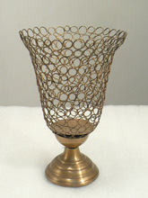 Hurricane lamp candle holder