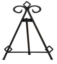Iron standing easel