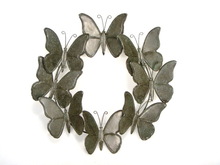 metal butterfly wall art