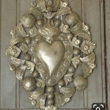 Metal Milagro Heart, Size : STANDARD