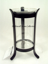 Tall glass hurricane candle holders, for Home Decoration