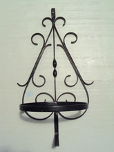 Metal WALL SCONE CANDLE HOLDER