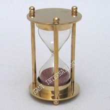 Vintage Brass sand timer