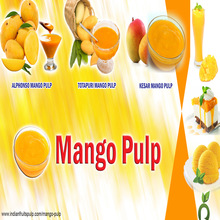 Golden Yellow Mango Pulp
