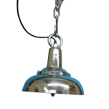 Nickel Plated Industrial Pendent lamp, Color : Silver