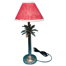 Nickel Plated Side table Lamp, Size :  19inch
