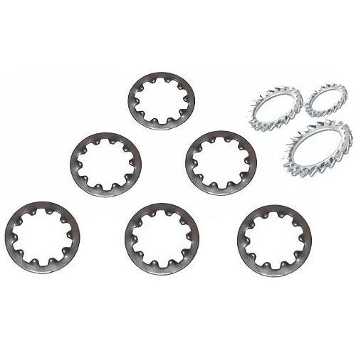 Stainless Steel Overlapping Washers, Shape : Round