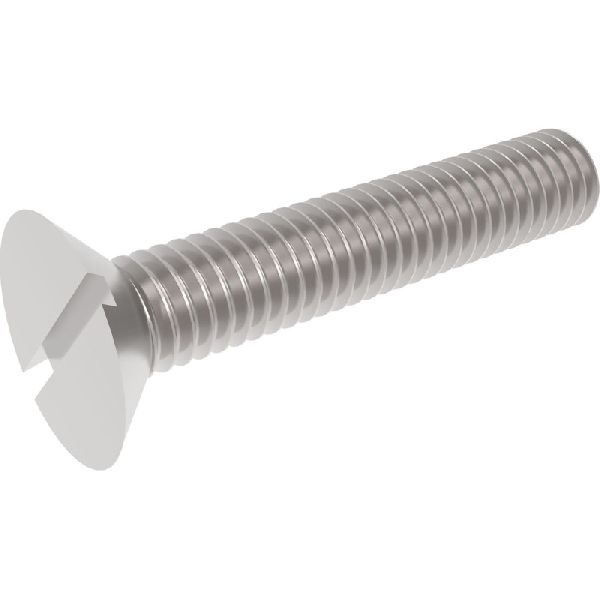 Stainless Steel Slotted Screws, Color : Grey