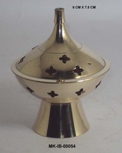 Metal Decorative Brass Cone Burner