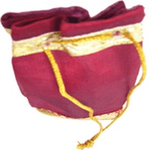 ORGAZA POUCH WITH BORDER