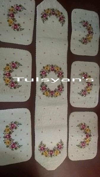 Embroidered Dinning Table mats and runners