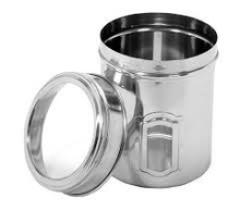 Stainless steel window canisters, Feature : Eco-Friendly