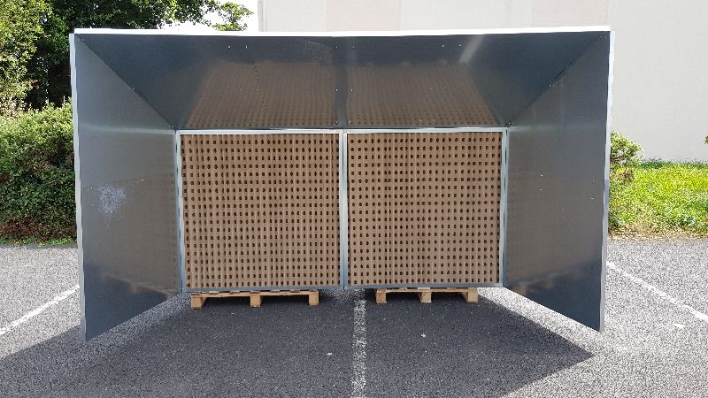 Double Paint Modul' : Open Dry Paint Spray Booth 3x1,80m