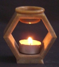Beautiful Soapstone Aroma Lamp, for Home, Office, Feature : Attractive Design, Bright Light, Durable