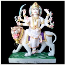 Small Ambaa Mata Marble Statue, Style : Religious