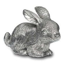 Metal Rabbit Brass Cremation Urn, for Pet, Style : American Style