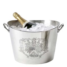 Galvanized champagne ice Bucket cooler